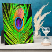ネオンカラーズピーコックフェザー フォトプラーク (側面)