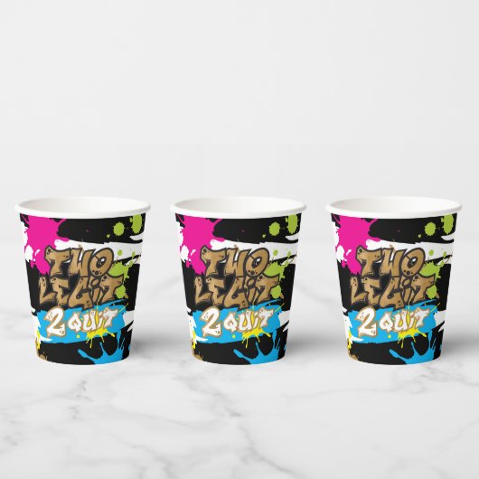 ネオンカラーズ2レギ2やめ誕生日紙カップ 紙コップ (複数)