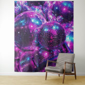 ネオンカラーディスコボールタペストリー タペストリー (インサイチュ)