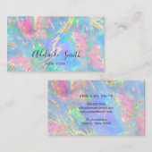 ネオンカラー宝石オパール 名刺 (正面/裏面)