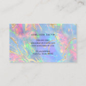 ネオンカラー宝石オパール 名刺 (裏面)