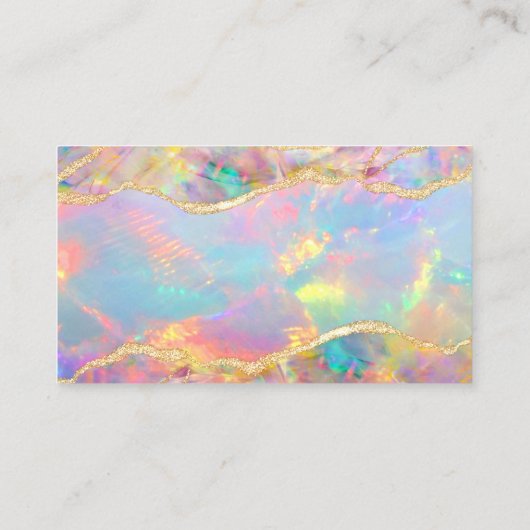 ネオンカラー感謝していオペンシャルカード 名刺 (裏面)