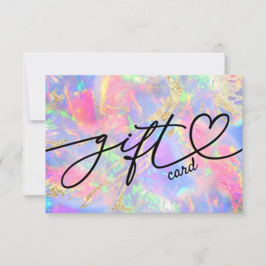 ネオンカラーopalギフト券 (正面)