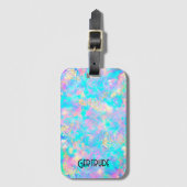 ネオンカラーopalラゲッジタグ ラゲッジタグ (正面縦)