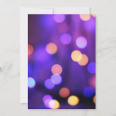 ネオンカレッジナイトパーティの招待状 招待状 (裏面)