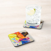 ネオンカーネーション水彩花 コースター (右側)