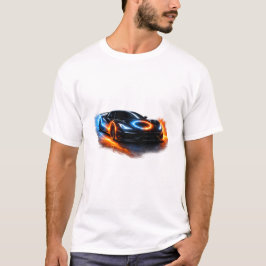 ネオンカー スポーツカー Tシャツ