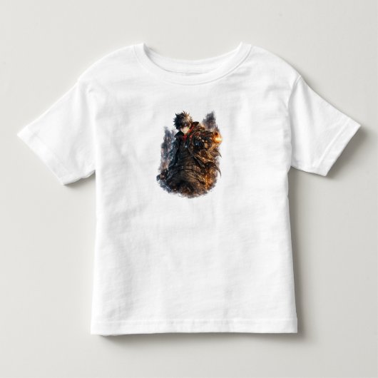 ネオンガンスリンガー 炎の空 トドラーTシャツ (正面)