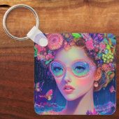 ネオンガーデン女神 キーホルダー (正面)
