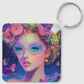 ネオンガーデン女神 キーホルダー (裏面)