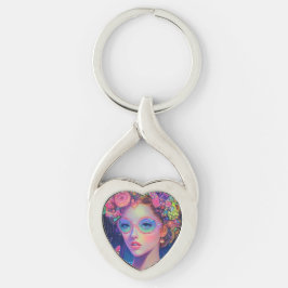 ネオンガーデン女神 キーホルダー