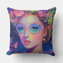 ネオンガーデン女神 クッション