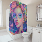 ネオンガーデン女神 シャワーカーテン (インサイチュ)
