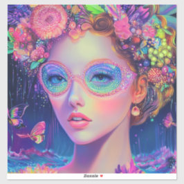 ネオンガーデン女神 シール