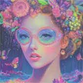 ネオンガーデン女神 シール (正面)