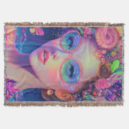 ネオンガーデン女神 スローブランケット
