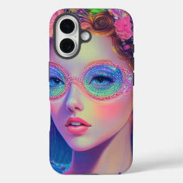 ネオンガーデン女神 iPhone 16ケース