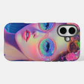 ネオンガーデン女神 Case-Mate iPhoneケース (裏面 (横))