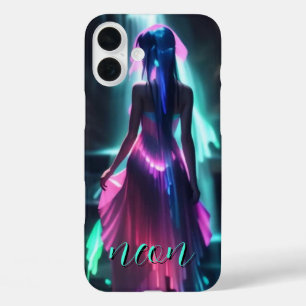 ネオンガールモノグラムのケース – Mate iPhone 16 Plusケース
