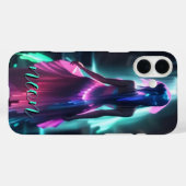 ネオンガールモノグラムのケース – Mate iPhone Case-Mate iPhoneケース (裏面 (横))