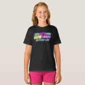 ネオンガール熱狂するズカラフル誕生日 Tシャツ (正面フル)