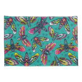 ネオンガ模様 枕カバー (裏面-右)