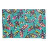 ネオンガ模様 枕カバー (正面左)