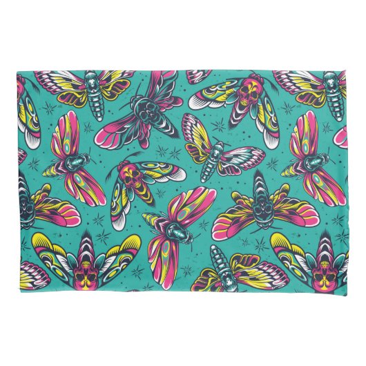 ネオンガ模様 枕カバー (正面左)