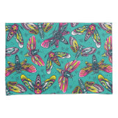 ネオンガ模様 枕カバー (正面右)