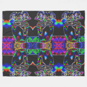 ネオンガ フリースブランケット (正面(横))