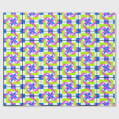 ネオンキルトスクウェア ラッピングペーパー (フラット)