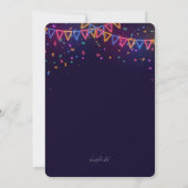 ネオンキンセアニラ招待状 招待状 (裏面)