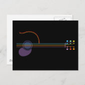 ネオンギター ポストカード (正面/裏面)