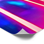 ネオンクラゲの子どもの視覚 ポスター (角)