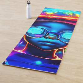 ネオンクラゲの子どもの視覚 ヨガマット