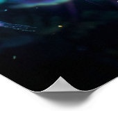 ネオンクラゲ エレクトリックディープ ポスター (角)