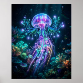 ネオンクラゲ エレクトリックディープ ポスター