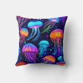 ネオンクラゲ クッション (裏面)