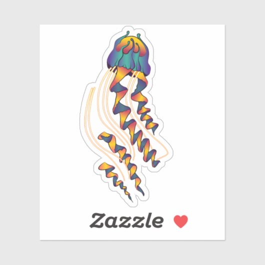 ネオンクラゲ シール (シート)