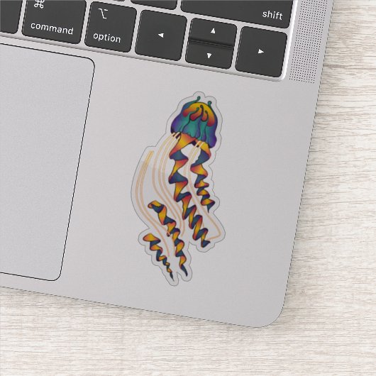 ネオンクラゲ シール (詳細)