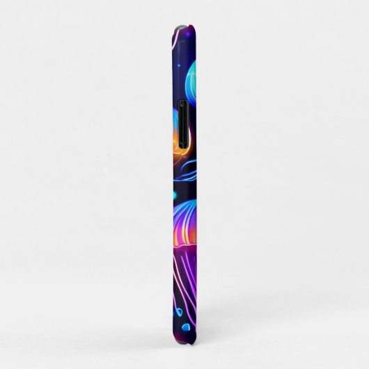 ネオンクラゲ Case-Mate iPhoneケース (裏面/右)