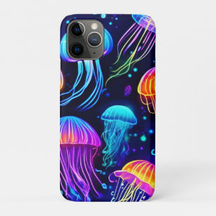 ネオンクラゲ iPhone 11 PROケース