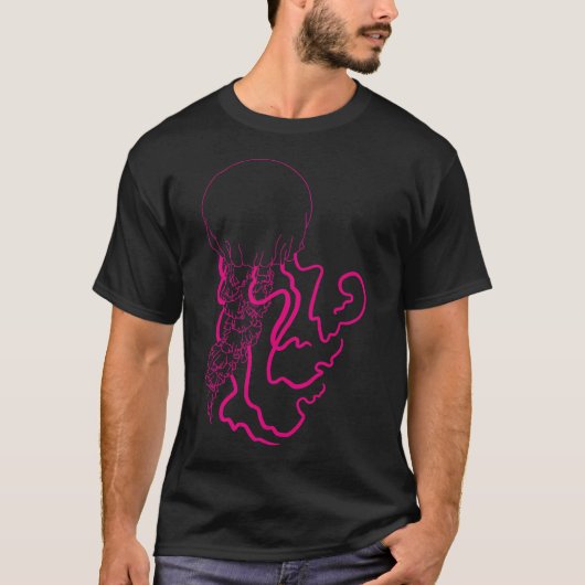 ネオンクラゲ Tシャツ (正面)