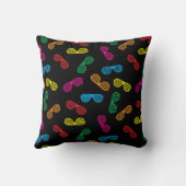 ネオンクラシックサングラスパターン クッション (裏面)