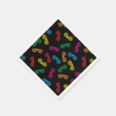 ネオンクラシックサングラスパターン スタンダードカクテルナプキン (角)