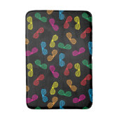 ネオンクラシックサングラスパターン バスマット (正面縦)