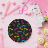 ネオンクラシックサングラスパターン ペーパープレート (パーティー)