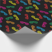 ネオンクラシックサングラスパターン ラッピングペーパー (角)