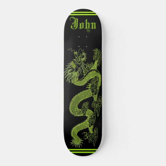 ネオンクラシックドラゴン事前に構築された完全なスケートボード スケートボード (正面)