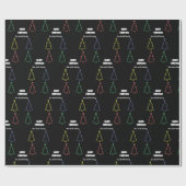 ネオンクリスマスラッピング紙 ラッピングペーパー (フラット)